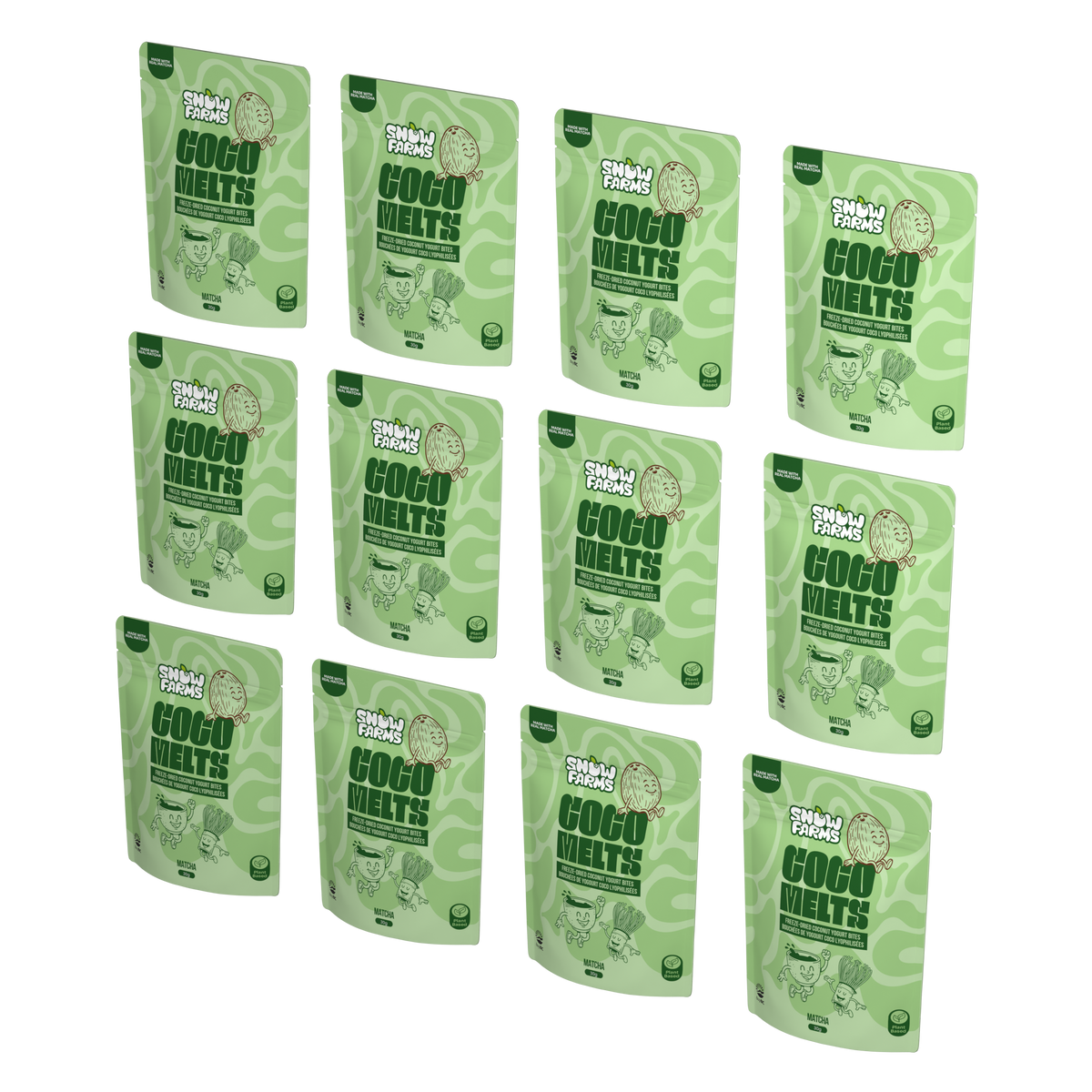 CocoMelts - Matcha 12 Pack
