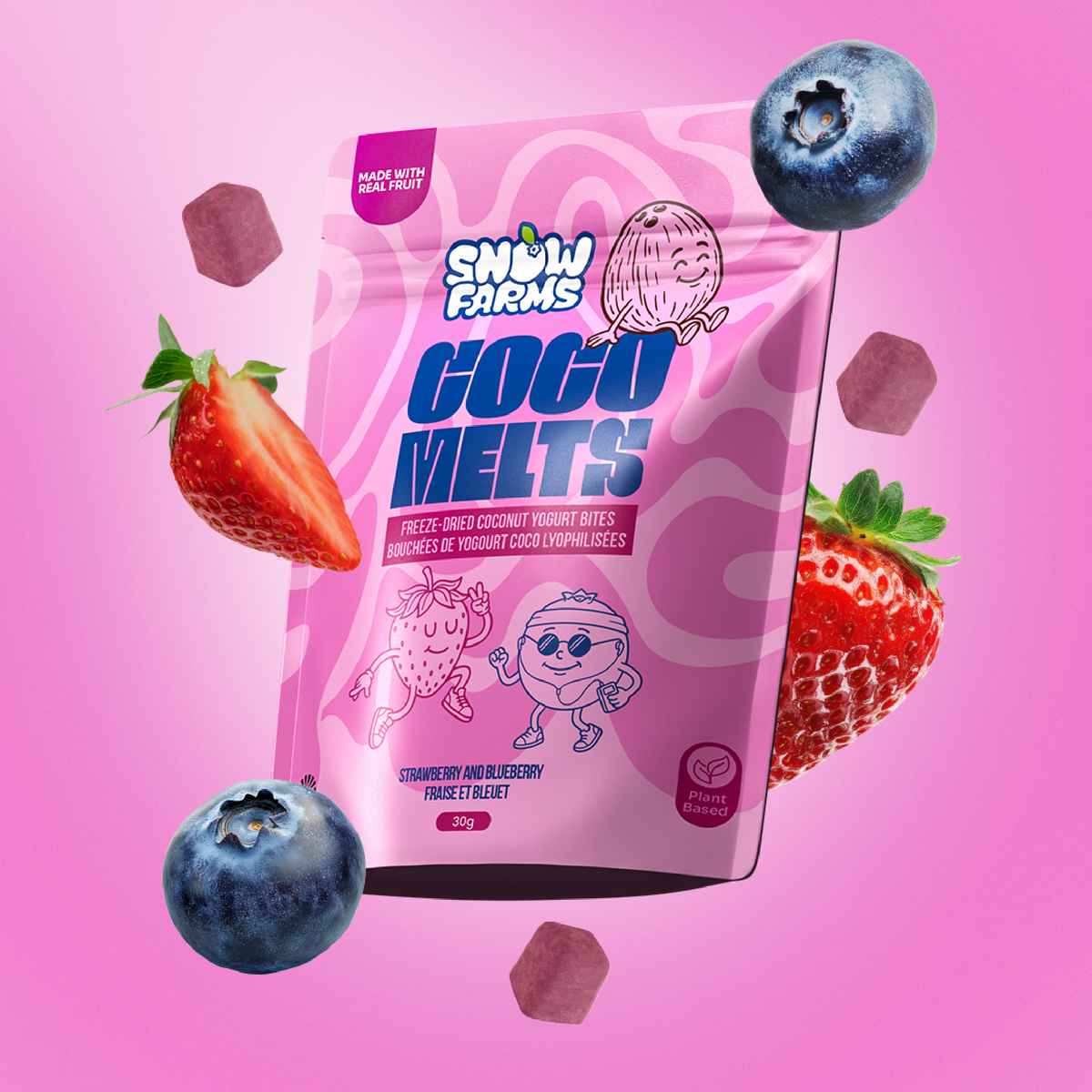 Coco Melts - Strawberry & Blueberry