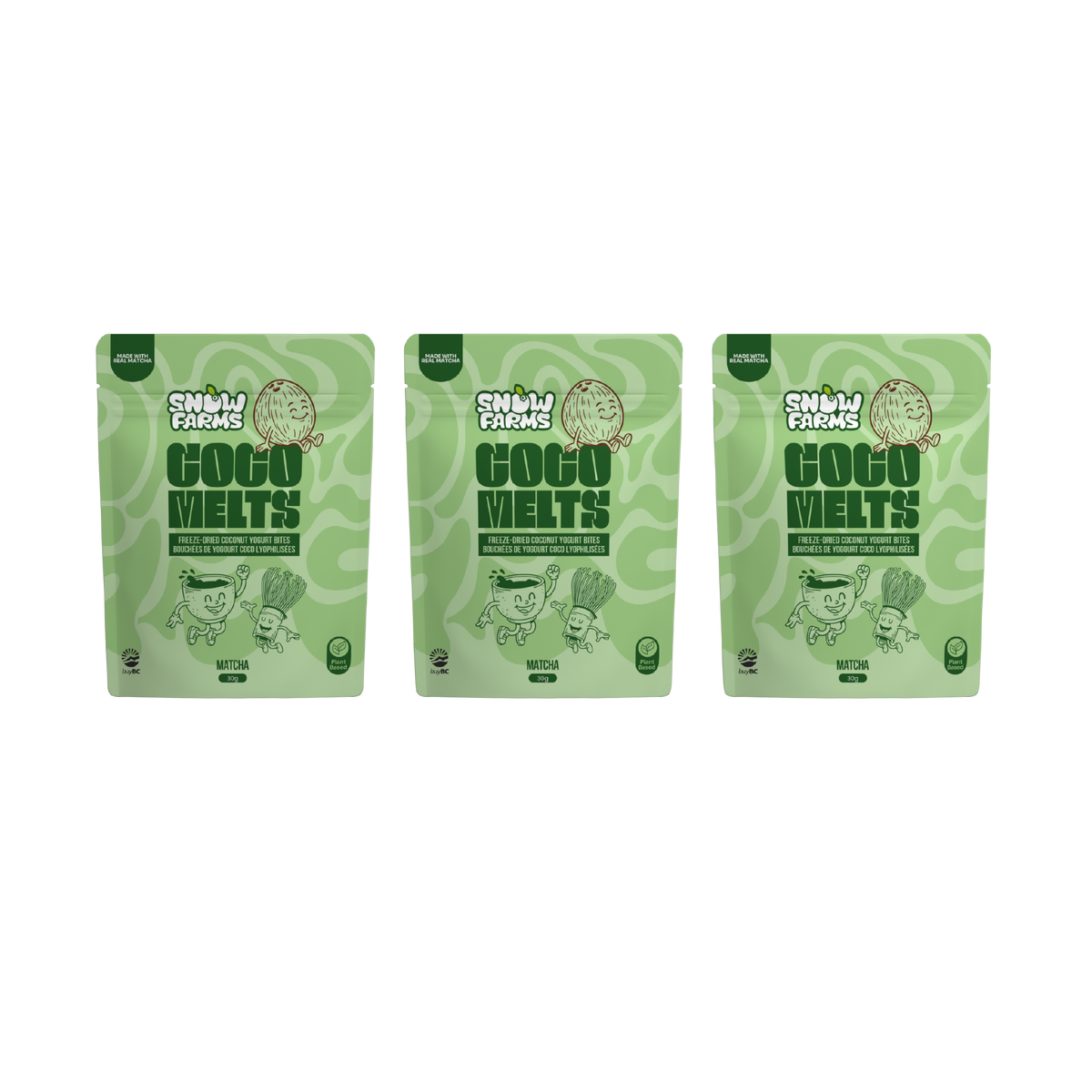 CocoMelts - Matcha 3 Pack